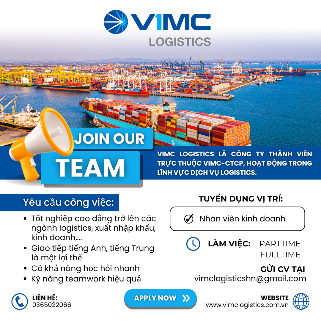 VIMC LOGISTICS HÀ NỘI - TUYỂN DỤNG N…